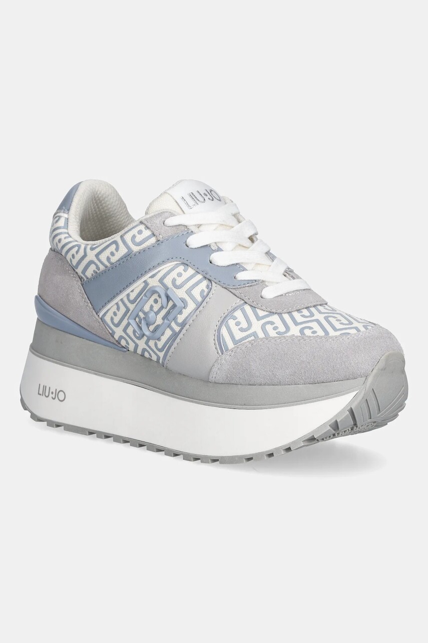 Tenisky Liu Jo LIU JO MAXI WONDER PLUS 02 šedá farba, BA6019PX823S3972