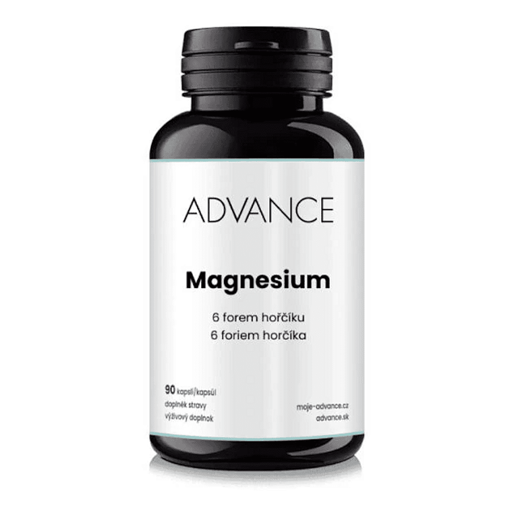 ADVANCE Magnesium 6 foriem horčíka 90 kapsúl