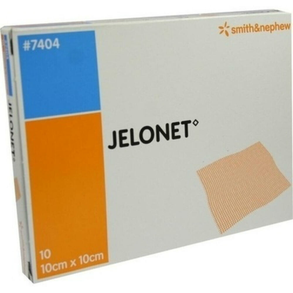 JELONET Krytie sterilné s masťou 10 x 10 cm 10 kusov