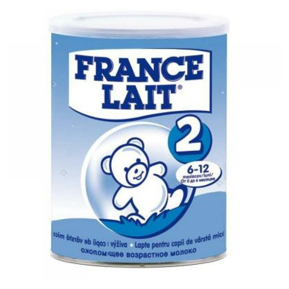 France Lait 2 následná výživa od 6-12 mesiacov 400g, poškodený obal
