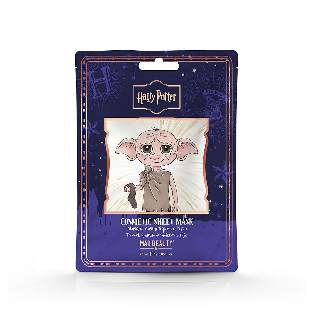 MAD BEAUTY Harry Potter vyživujúca a hydratačná textilná maska 25 ml