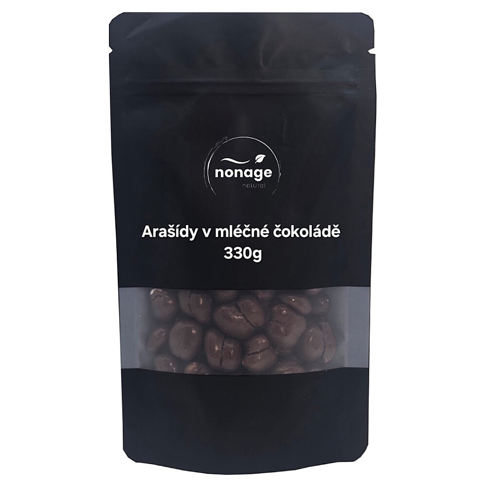 NONAGE Arašidy v mliečnej čokoláde 330 g