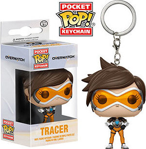 Funko Pop! Keychain Overwatch: Tracer – kľúčenka