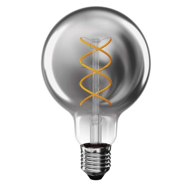 LED žárovka DECO SMOKED G95 teplá bílá