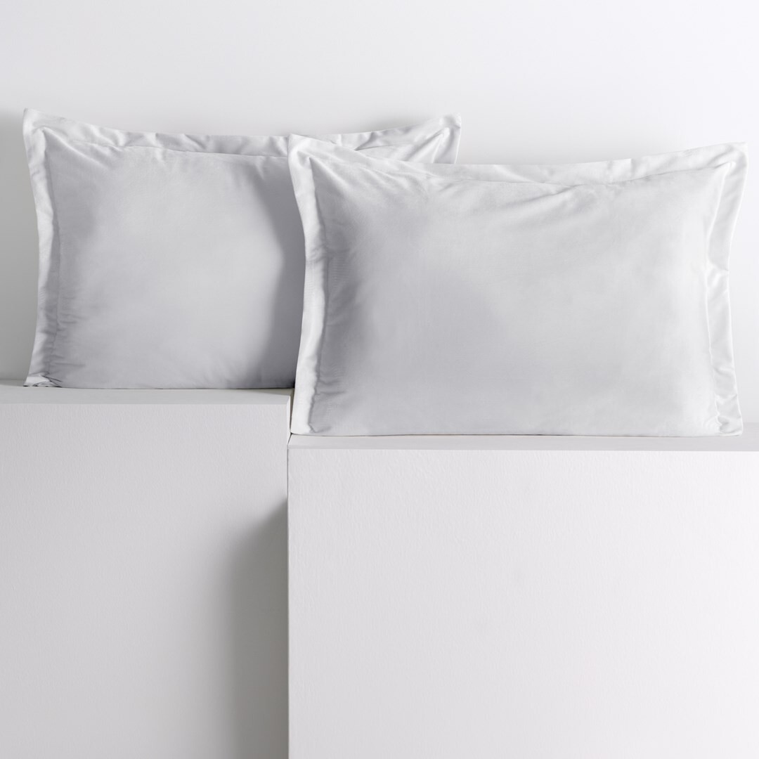 Obliečky na vankúše AmeliaHome Velvet Side Si biele