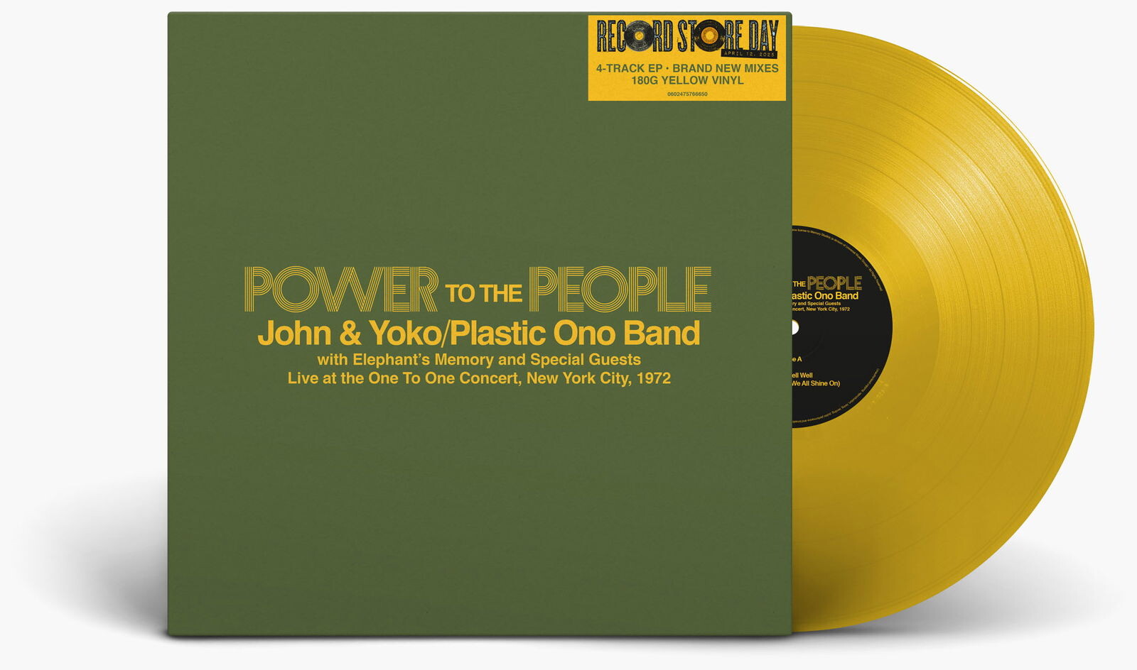 POWER TO THE PEOPLE - LIVE AT THE ONE TO ONE CONCERT, NEW YORK CITY, 1972