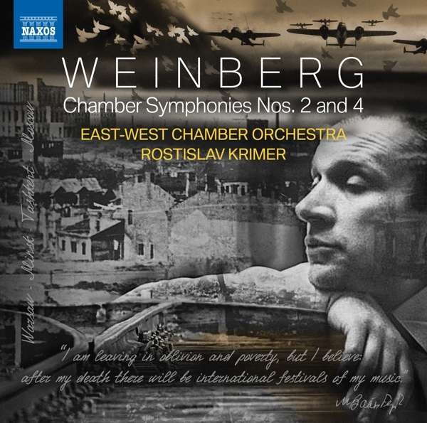 East-West Chamber Orchestra, WEST CHAMBER ORCH... - WEINBERG CHAMBER SYMPHONIES NOS. 2 AND 4, CD