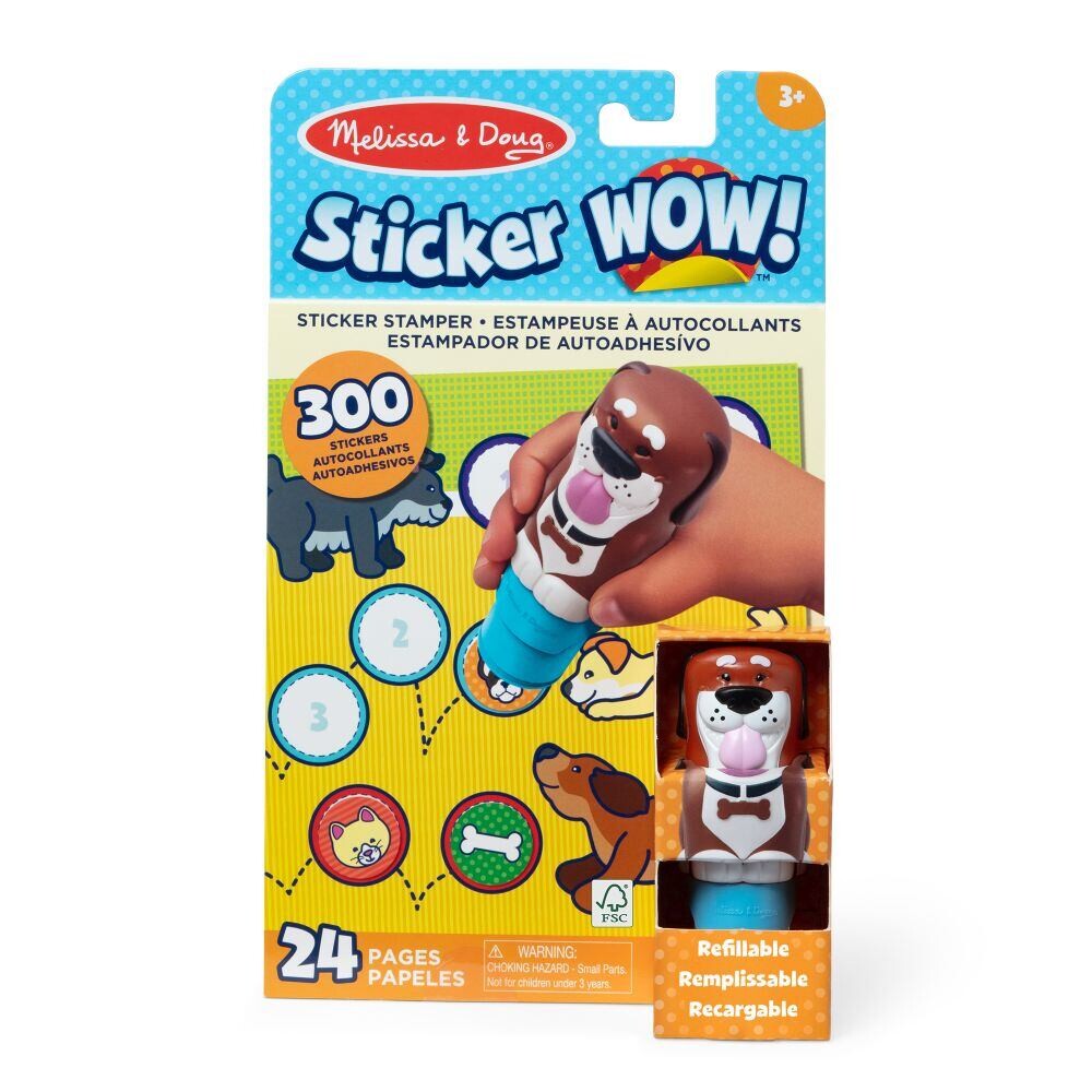 Melissa & Doug Sticker WOW! - Samolepky psíkové