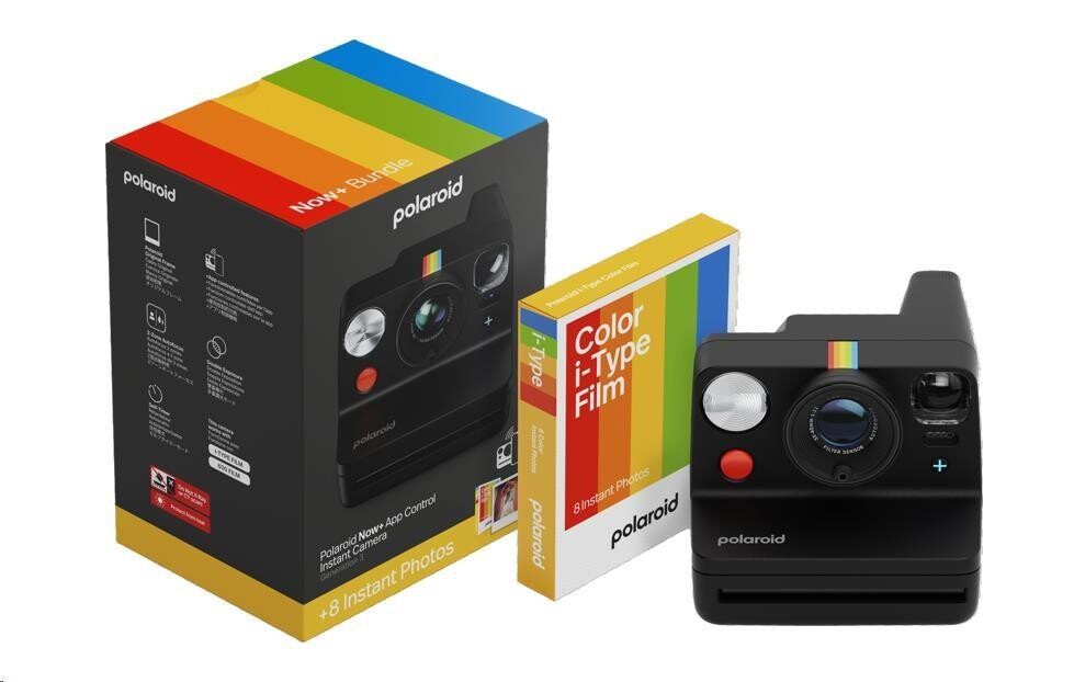 Polaroid Now+ Gen 3 Black bundle with Color Film (8 photos)