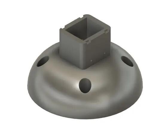 TP-LINK držiak pre kamery Tapo C500/C510W/C520WS/C530WS pre montáž na skrutky do polystyrénu, biely s krytkou káblov (1ks)