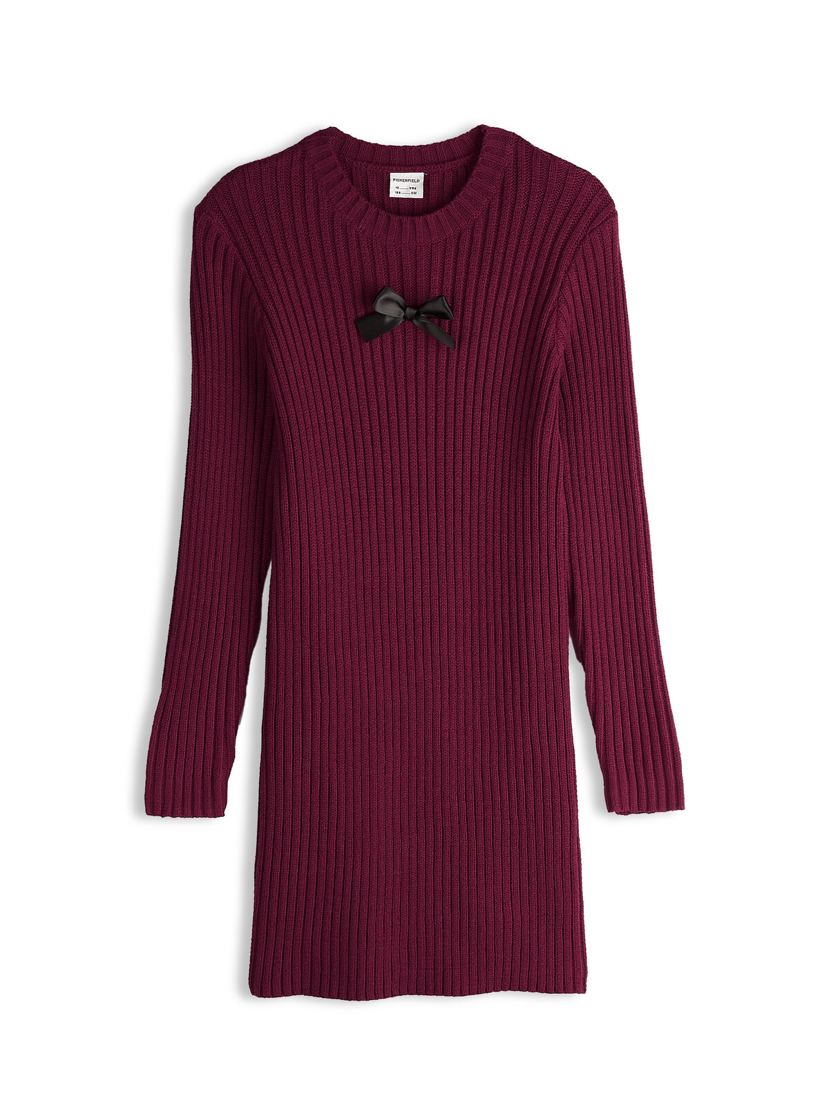 GATE Svetrové šaty s mašličkou