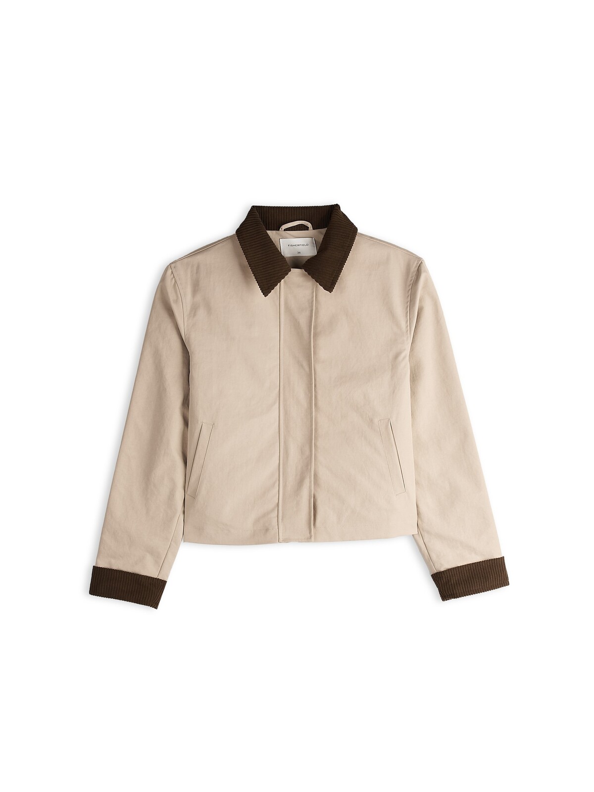 GATE Bunda s menčestrovým golierom