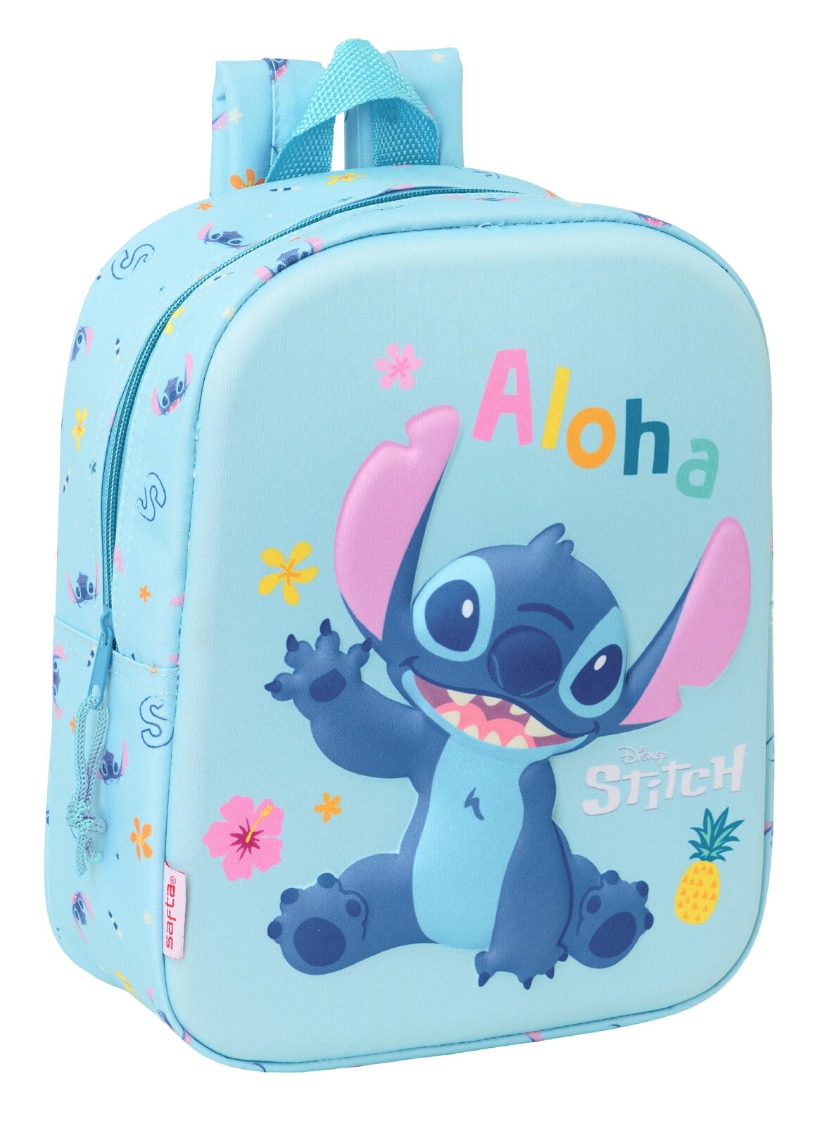 Disney Detský 3D mini batoh Stitch Safta 6 L - modrý