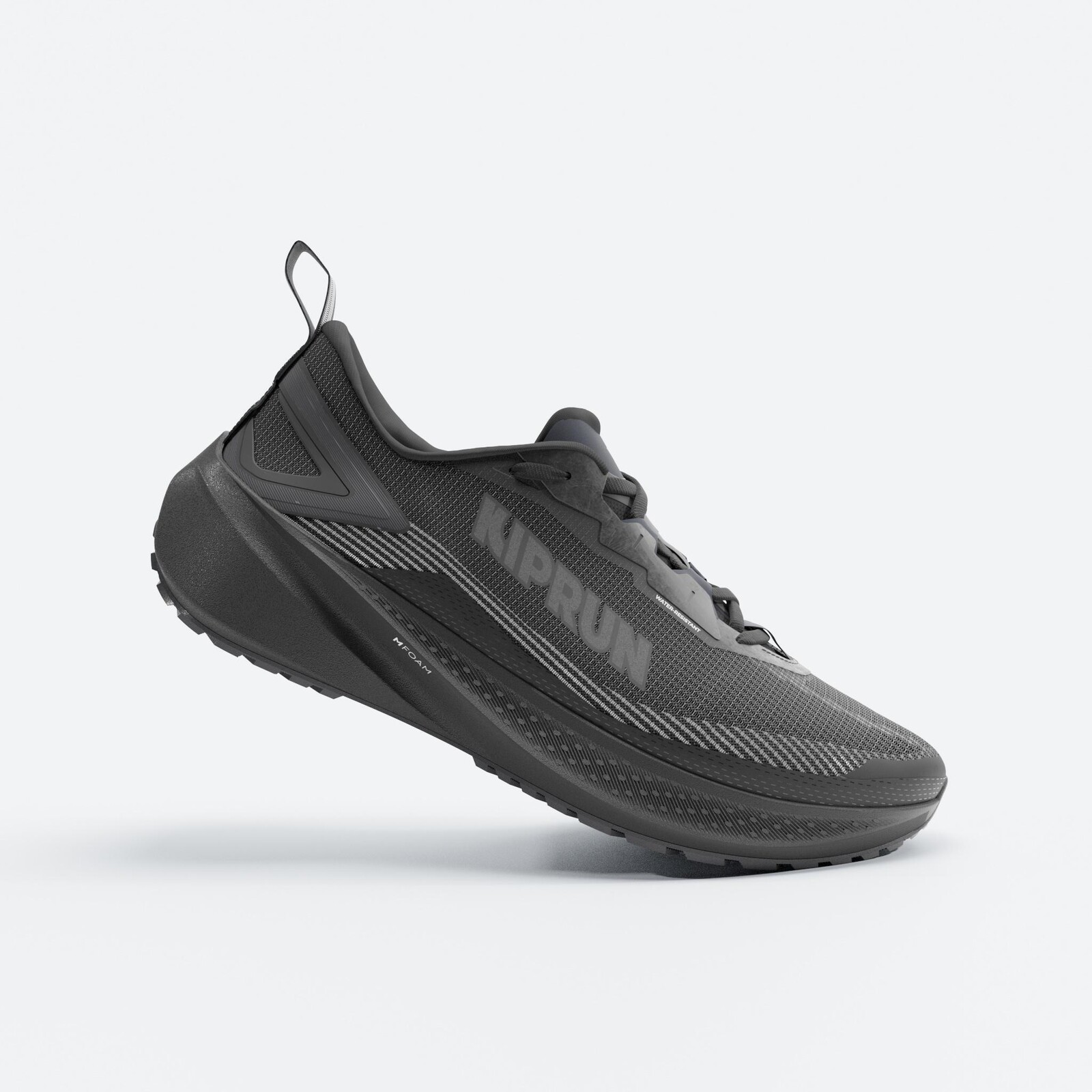 Pánska univerzálna bežecká obuv 500 WR čierna