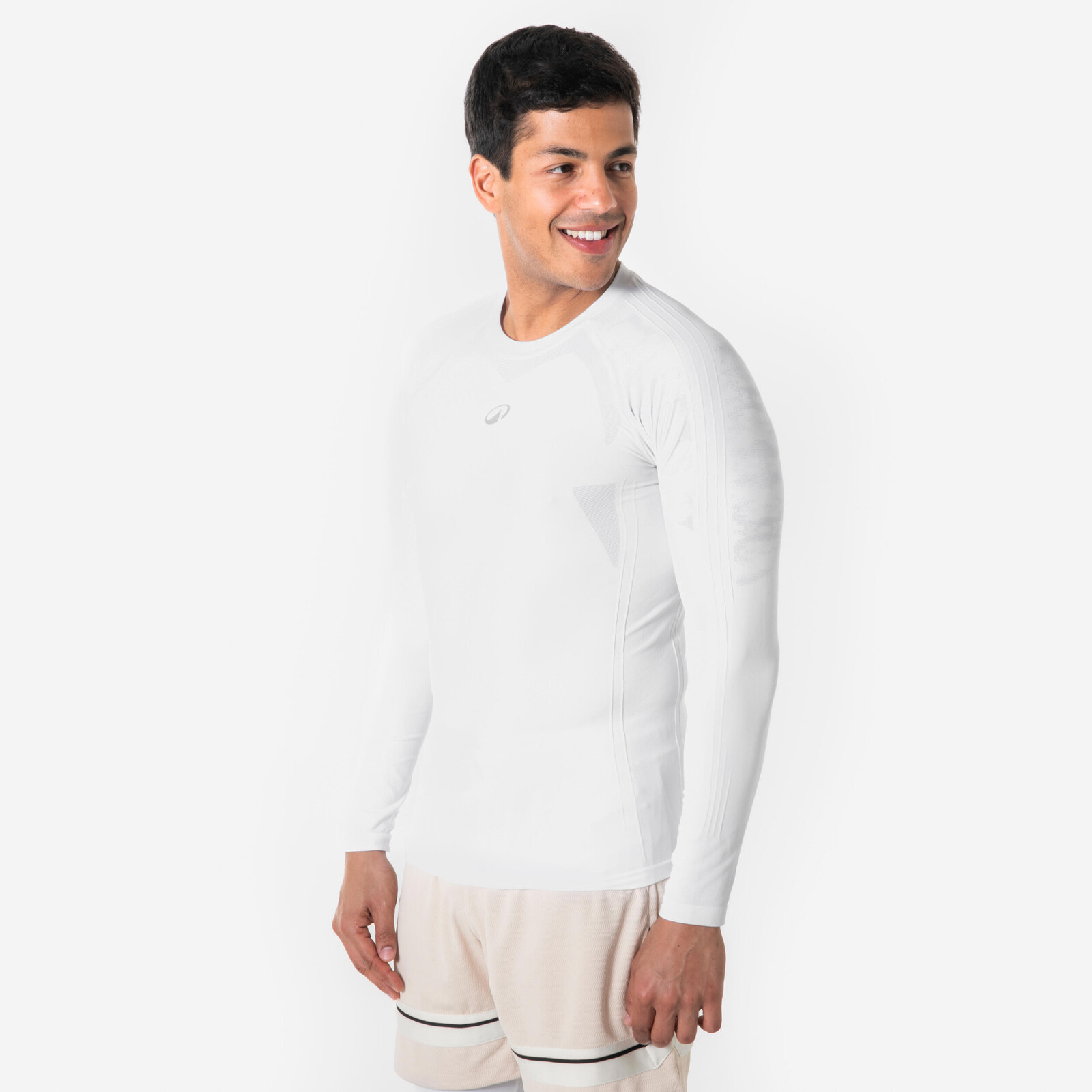 Unisex basketbalové spodné tričko NBA biele