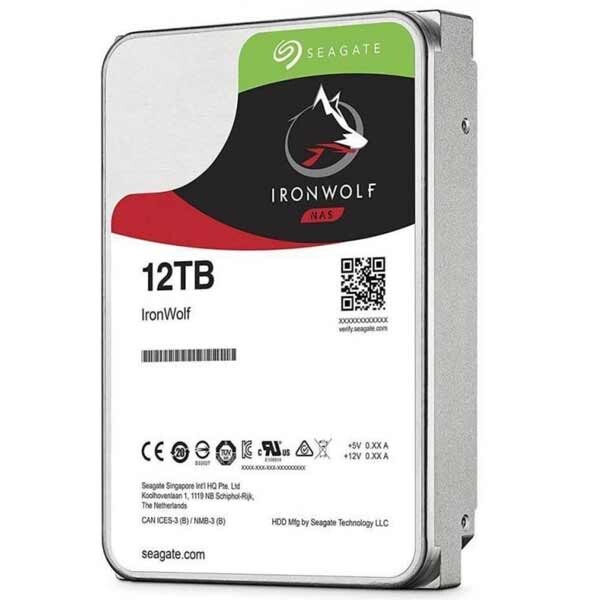 Seagate Ironwolf NAS HDD 12TB SATA ST12000VN0008
