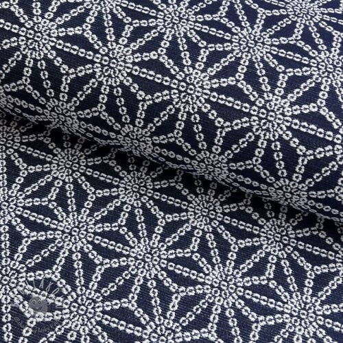 Dekoračná látka jacquard Bong marine