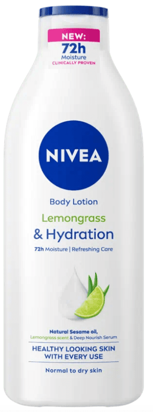 NIVEA LEMONGRASS & HYDRATION - Hydratačné telové mlieko 0,4 L