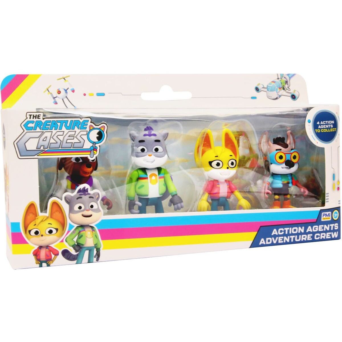 Alltoys Figúrka 4 ks Zvieracie prípady