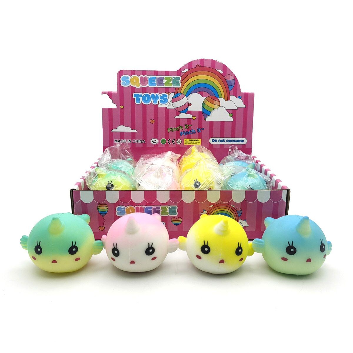 Vtipná hračka - veľryba stláčacia