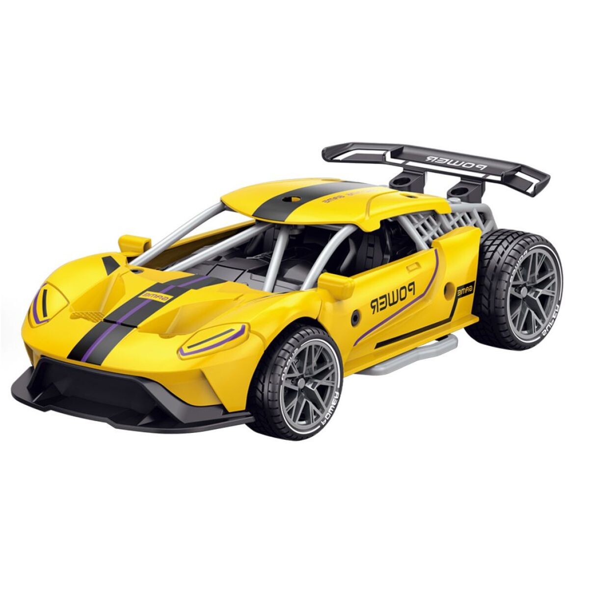 Alltoys Auto závodné šedá