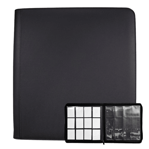 TCG GURU Album na karty TCG Guru 12-Pocket Zippered - Xenon Black na 480 kariet