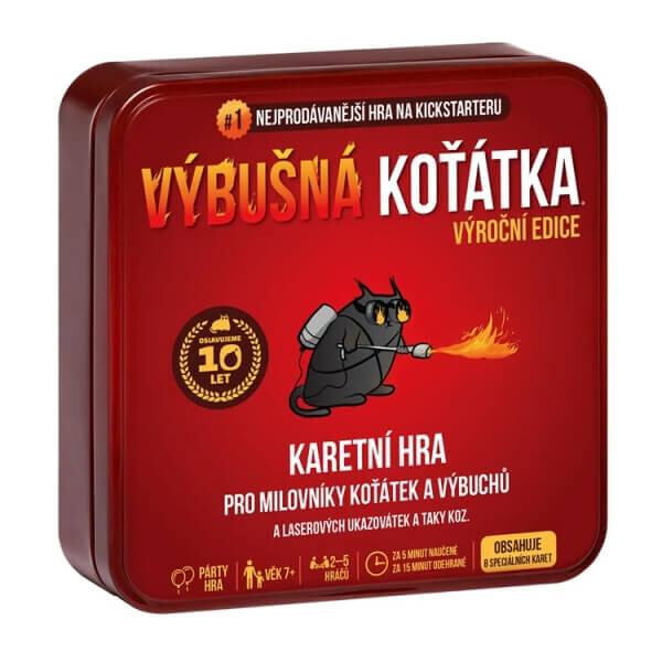 Asmodee Výbušné koťátka: Výročná edícia