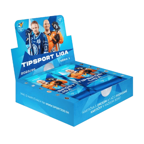 Sportzoo Hokejové karty Tipsport liga 2025/26 - Hobby box - 1. séria