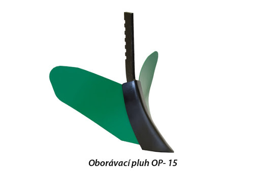 TECHNOPLAST Oborávací pluh OP - 15 farba čierna