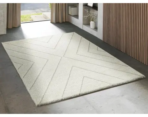 Koberec Ideal Shaggy 80x150 cm, krémový%