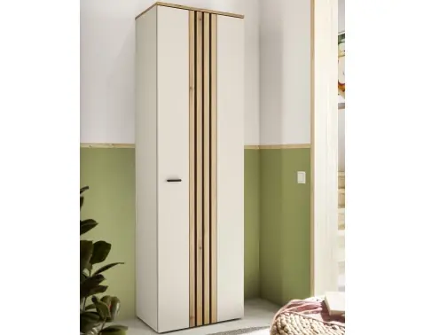 Predsieňová šatníková skriňa Lima, béžová kašmír/dub evoke%