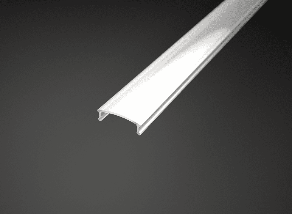 LED Solution Nacvakávacie difúzor pre profil V10, V11, V27, V28 Vyberte variantu a dĺžku: Priehľadný difúzor 1m LP-UNICOV3-TRA-1M