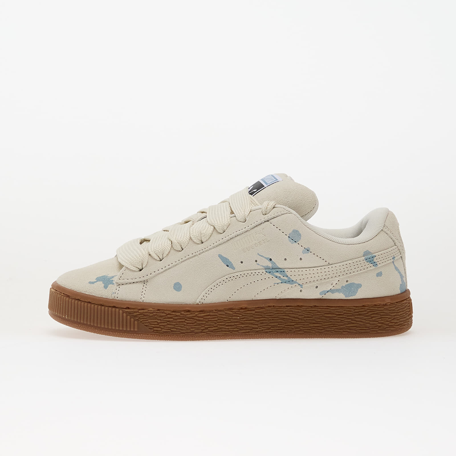 Tenisky Puma Suede XL Splatters Vapor Gray-Gum EUR 42.5