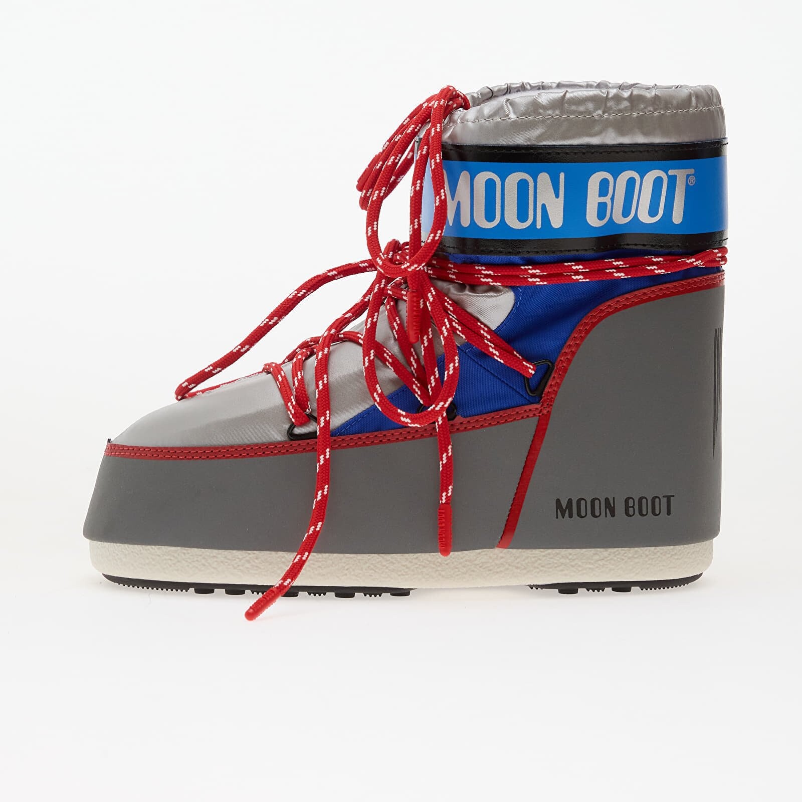 Tenisky Moon Boot Icon Low Space Racing Silver/ Blue/ Red EUR 39-41