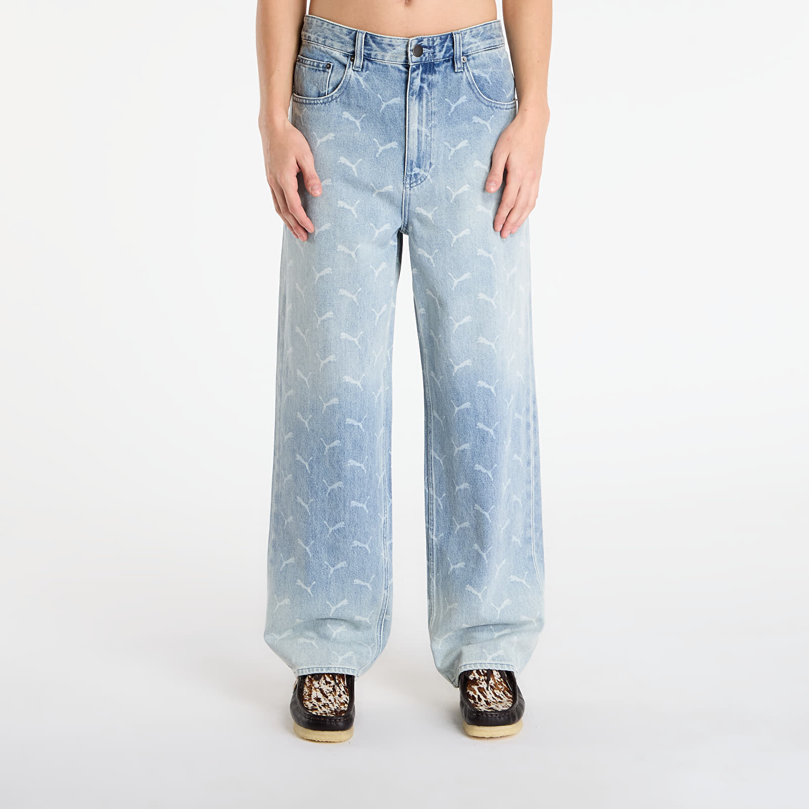 Džínsy PUMA x A$AP ROCKY Laser Monogram Faded Denim/ AOP 30