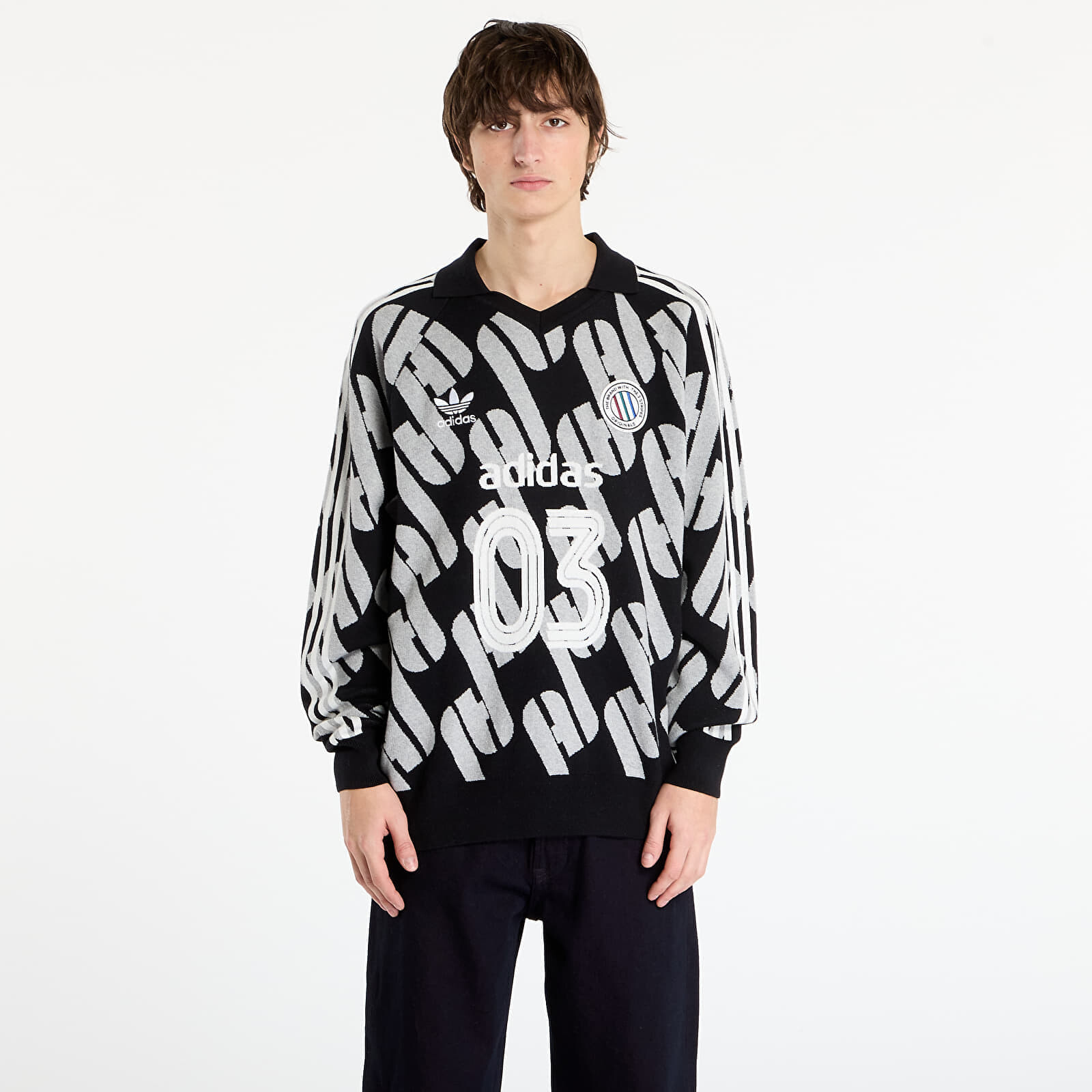 Mikina adidas Adicolor Blokecore Polo Black L