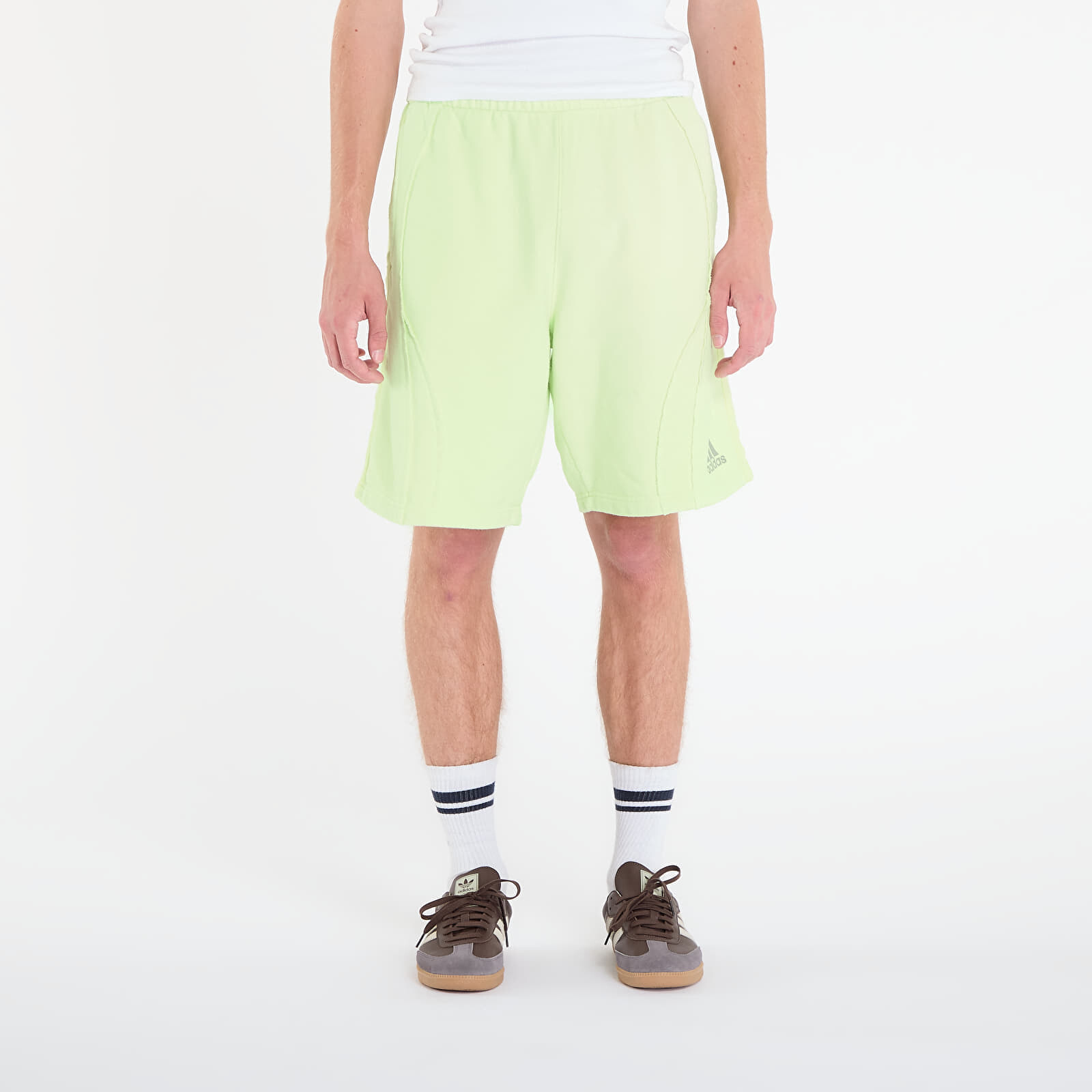 Šortky adidas Adilenium Season 4 Teamgeist Fleece Shorts Almost Lime M