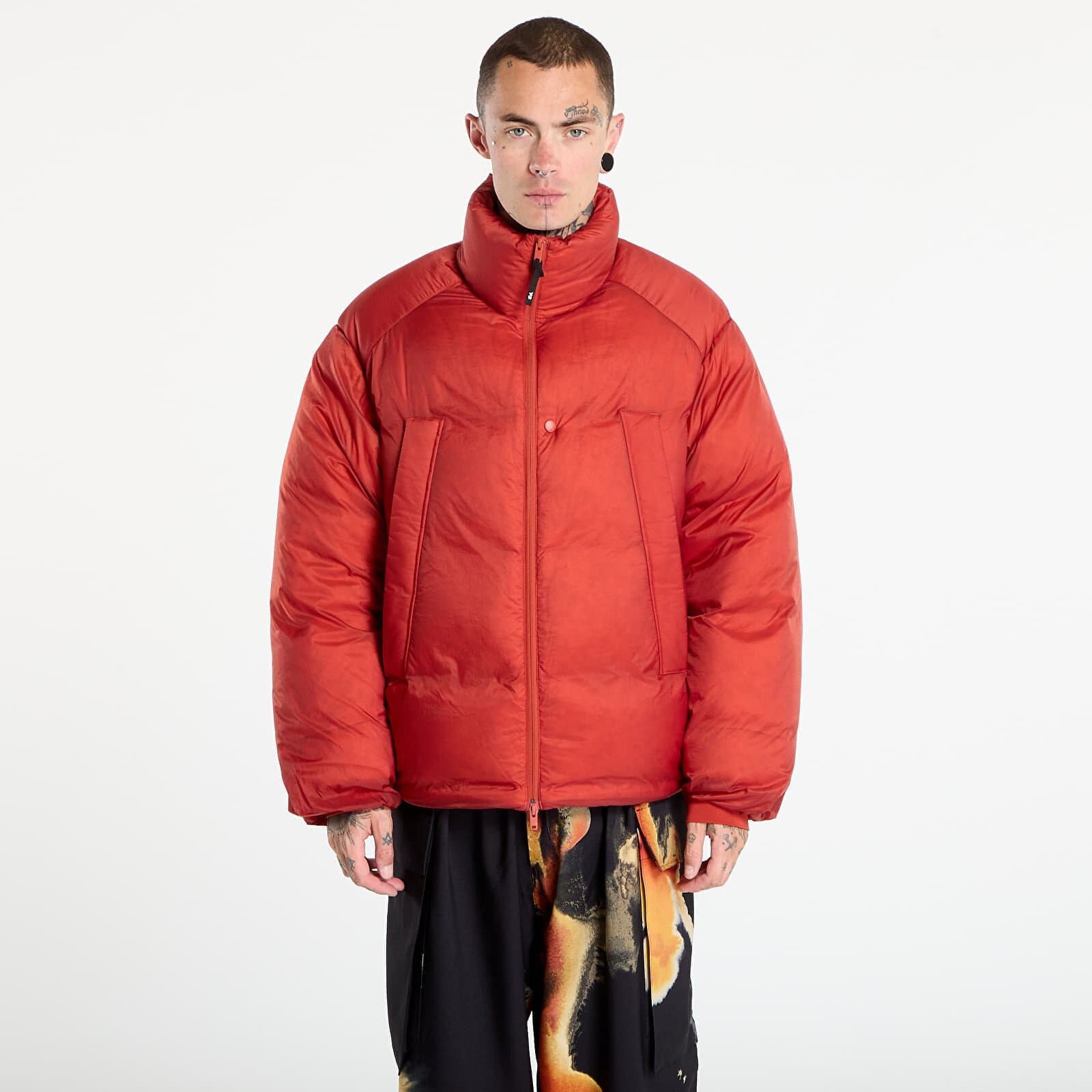 Bunda Y-3 M Puff Jacket Tribe Orange M