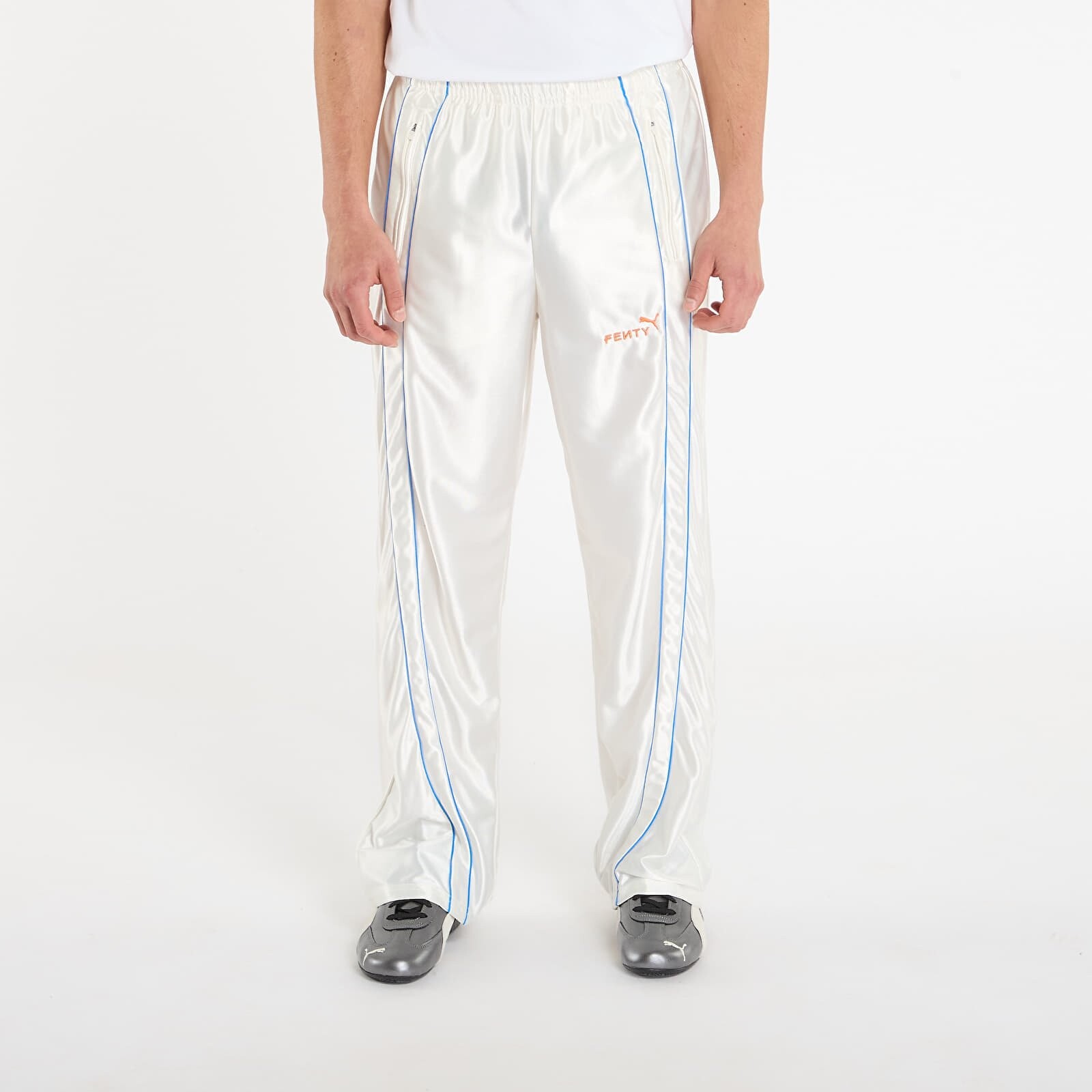 Tepláky Puma x FENTY T7 Piping Track Pants UNISEX Warm White M