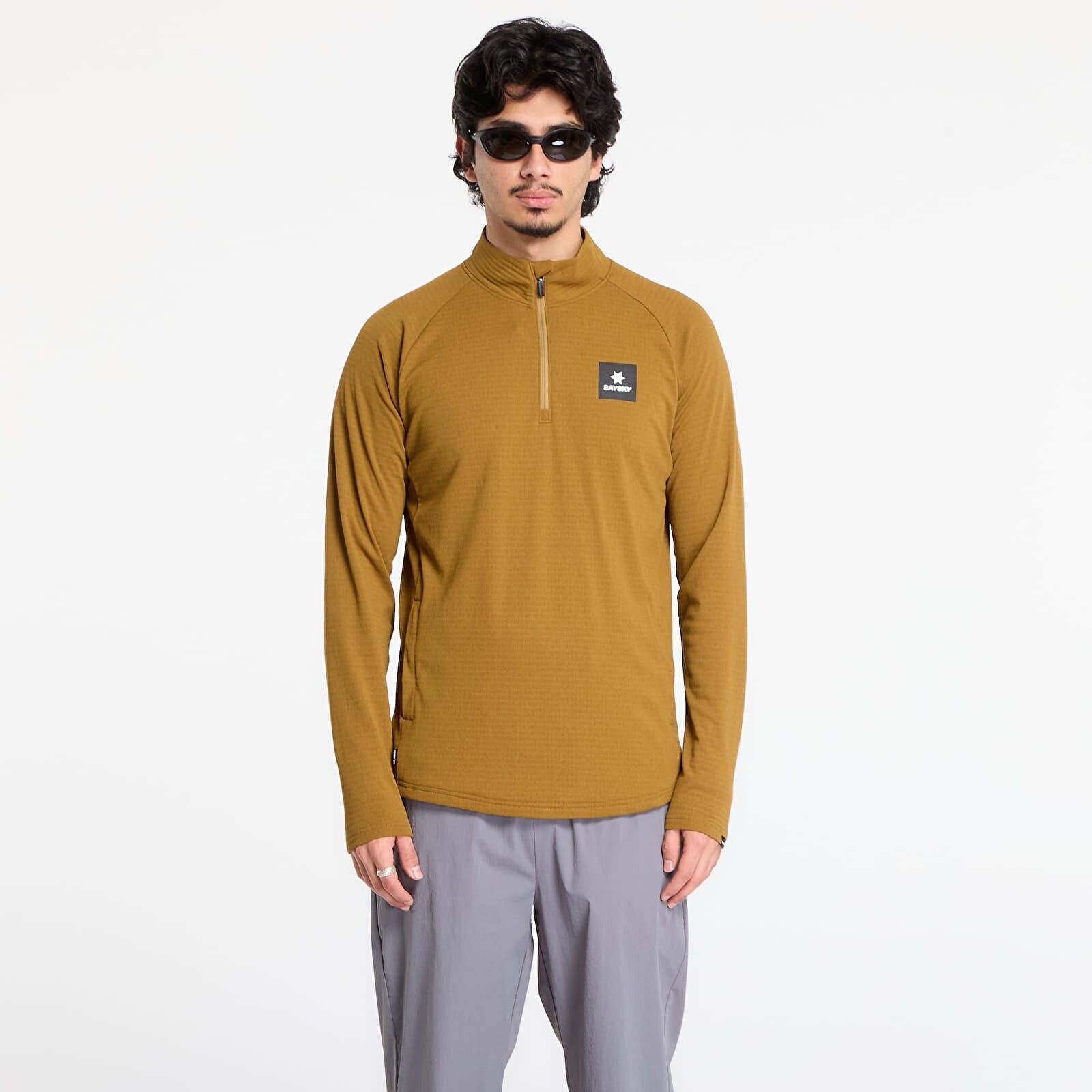 Mikina SAYSKY Blaze Half Zip Light Fleece Camel S