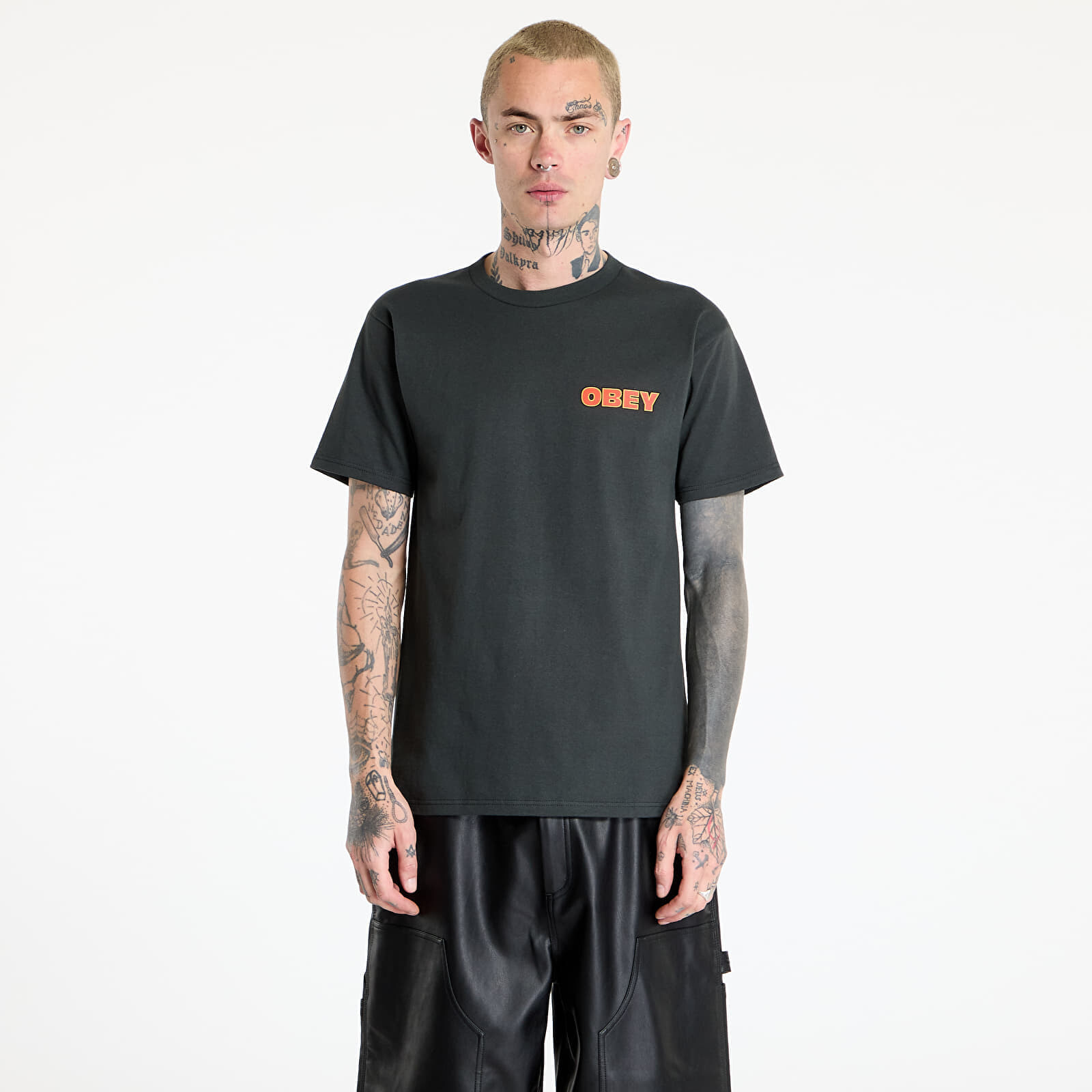 Tričko OBEY Star T-Shirt Vintage Black M