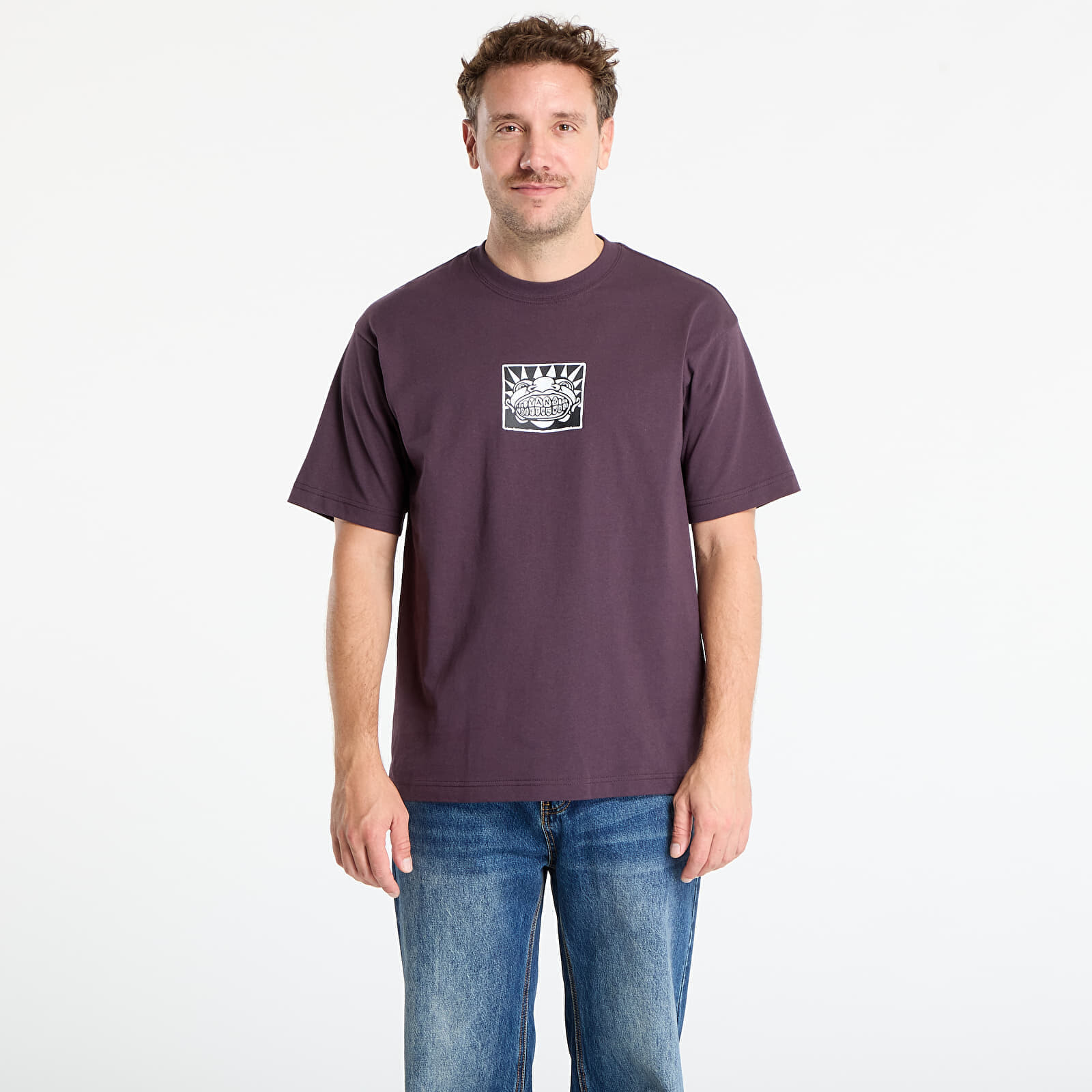 Tričko Vans Mouf Loose SS Tee Dark Port M