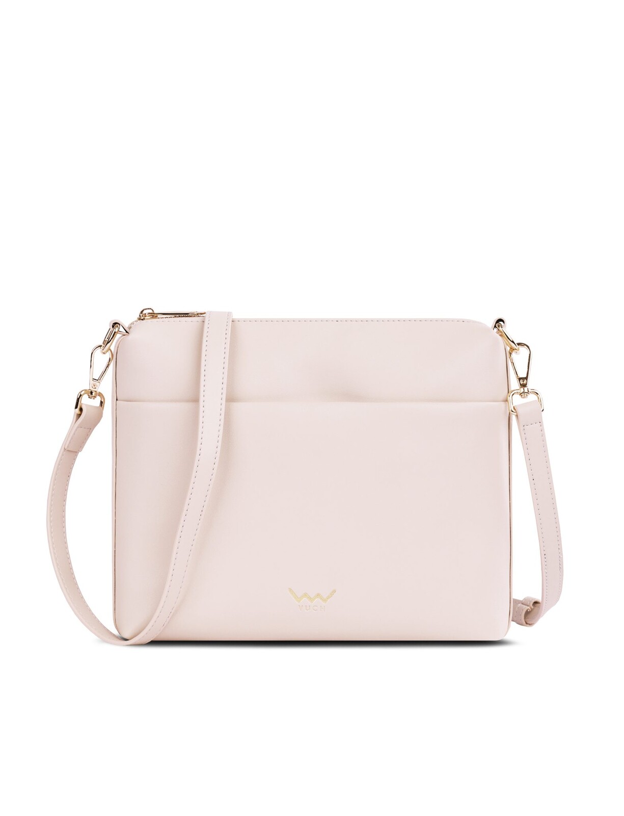 Kožená kabelka Marcia Grace Beige