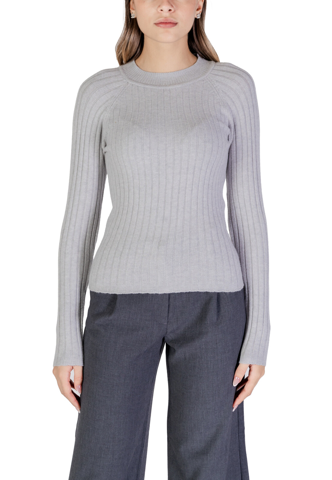 Sivý sveter Jacqueline De Yong