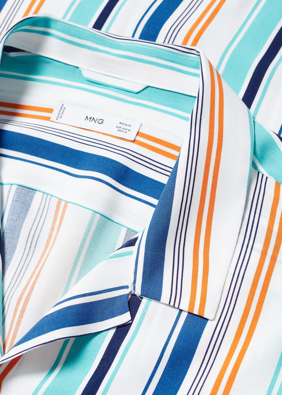 Pánska pruhovaná košeľa Mango