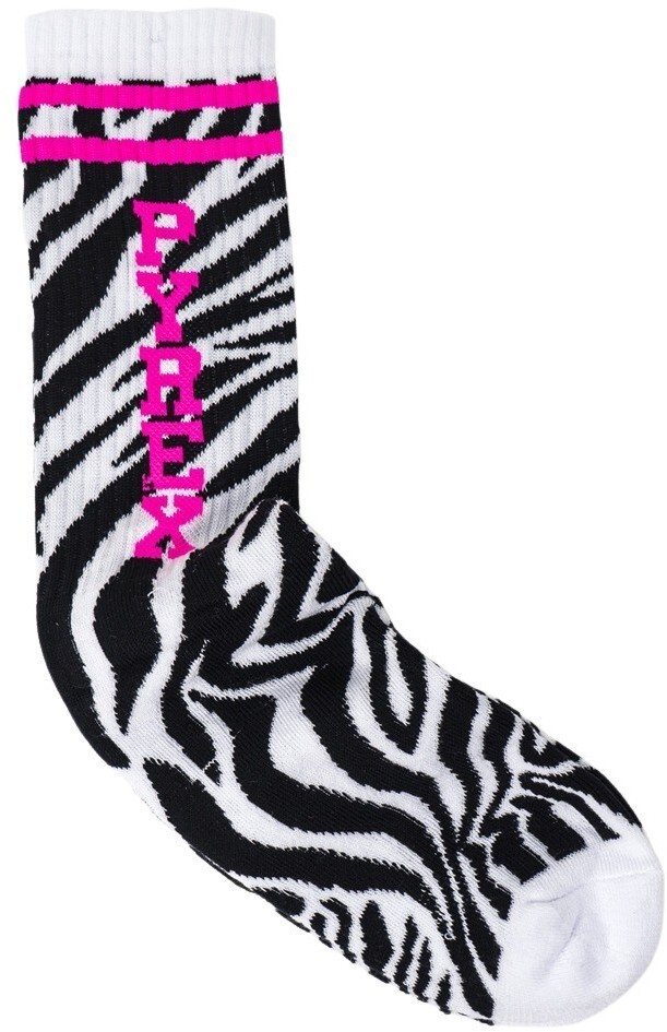 Veselé ponožky Pyrex s motívom zebry