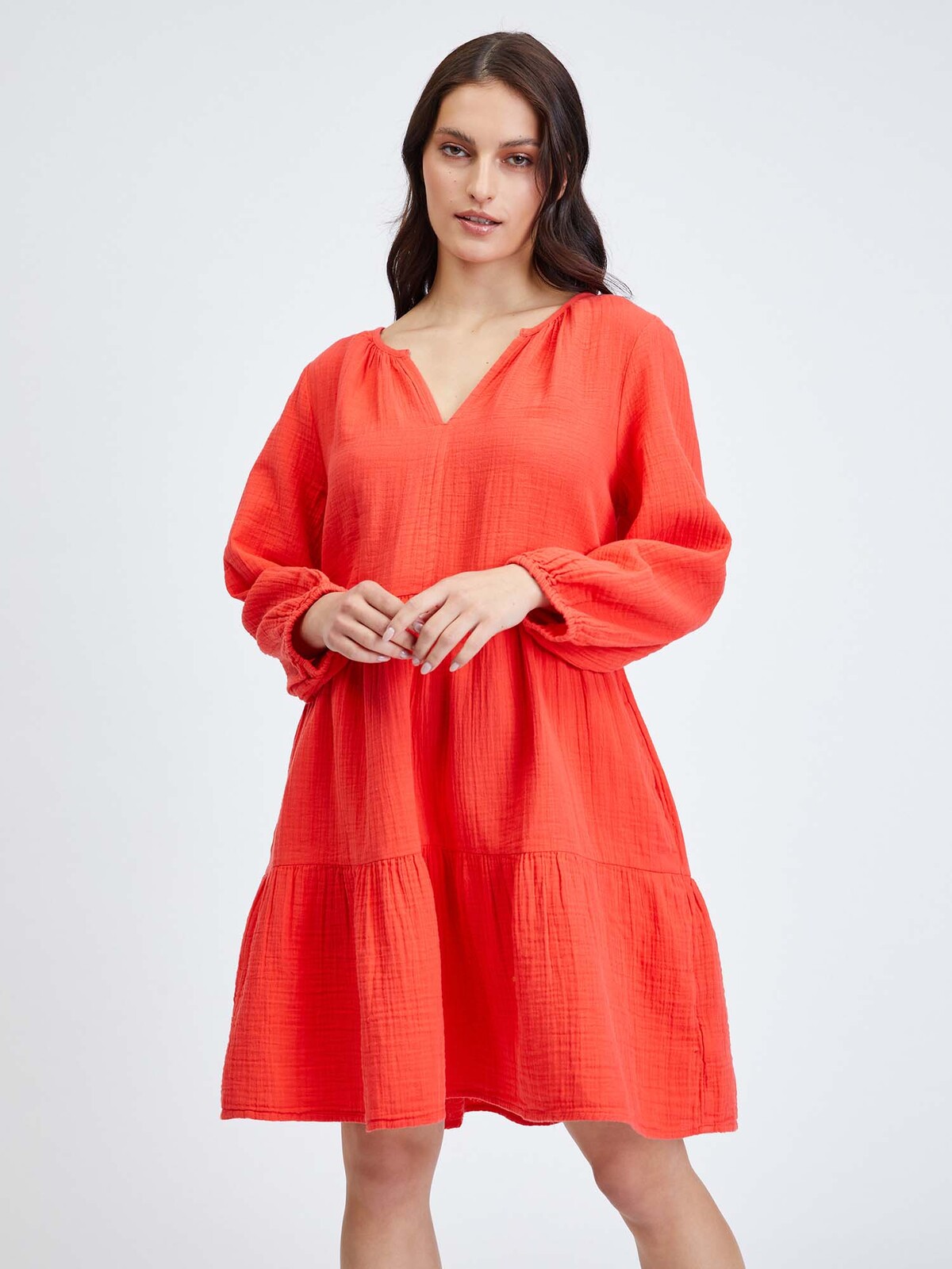 GAP Ruffled Mini Dress - Ladies