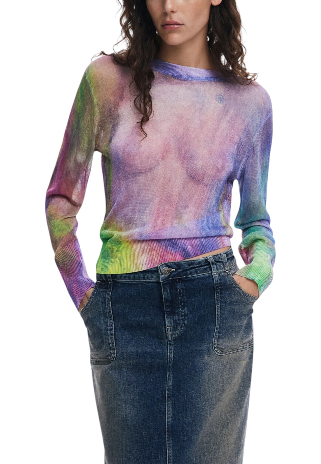 Farebný sveter Desigual