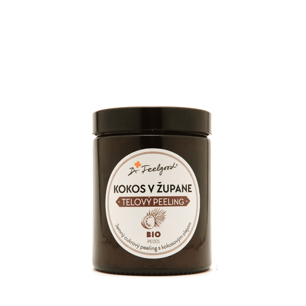 BIO telový peeling KOKOS v ŽUPANE - 180 ml - Dr. Feelgood
