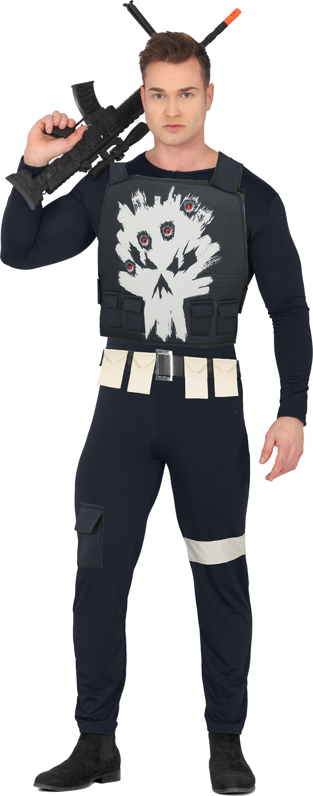 Guirca Pánsky kostým - Punisher Veľkosť - dospelý: M